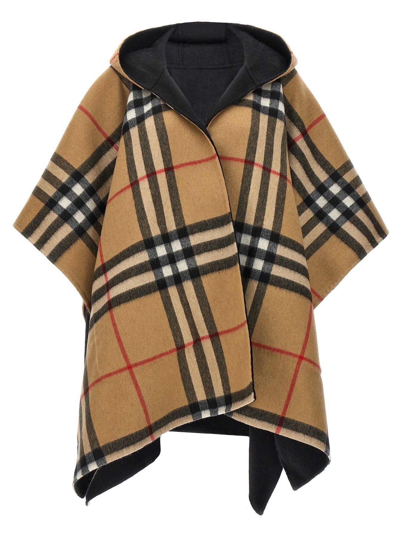 Reversible Hooded Cape Capes Multicolor - 2