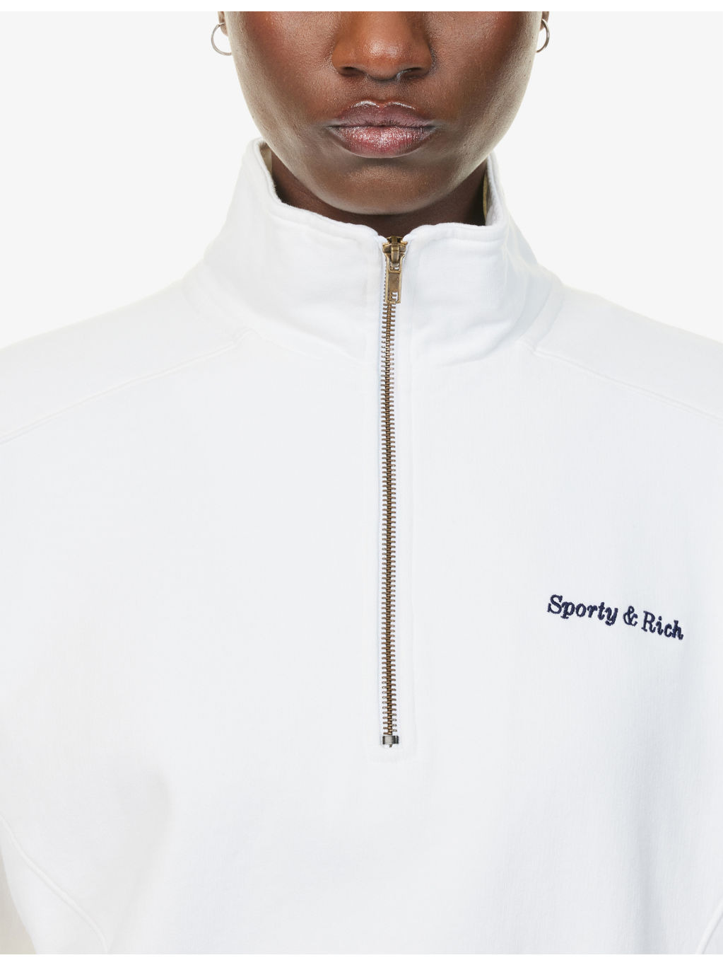 Eden Crest Quarter-Zip Cotton Sweatshirt - 5