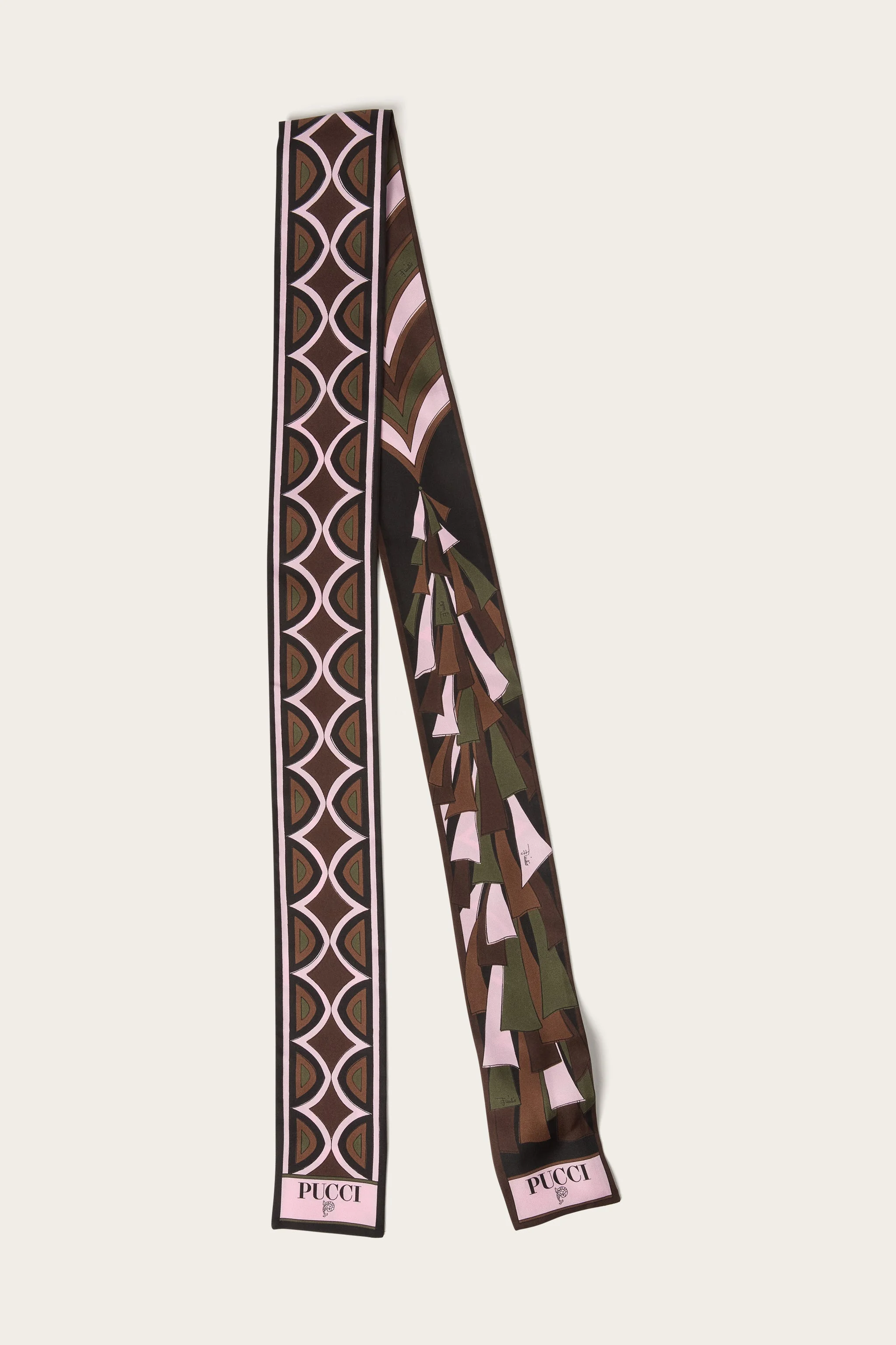 MIXED PRINT SILK BANDEAU - 1