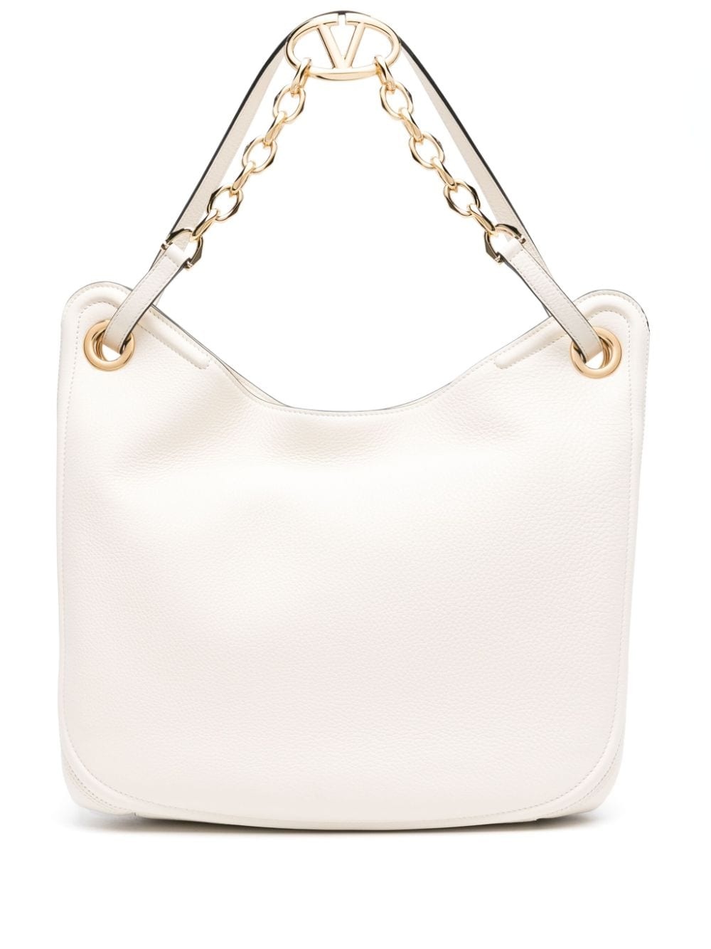 VLogo Moon leather tote bag - 1