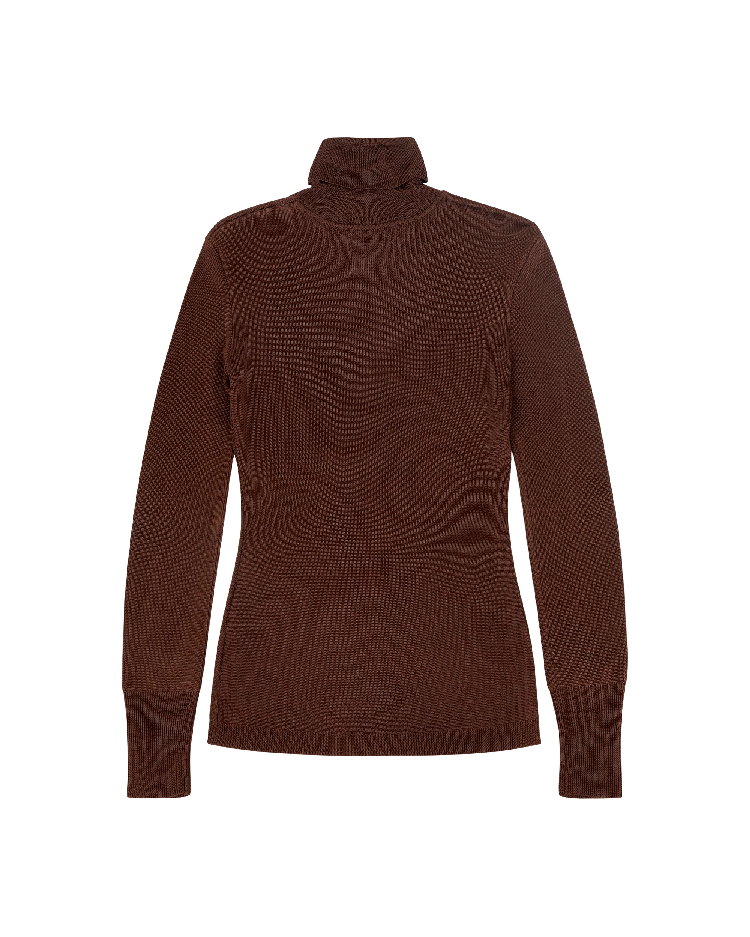 TURTLENECK LONG SLEEVE CHOCOLATE - 5
