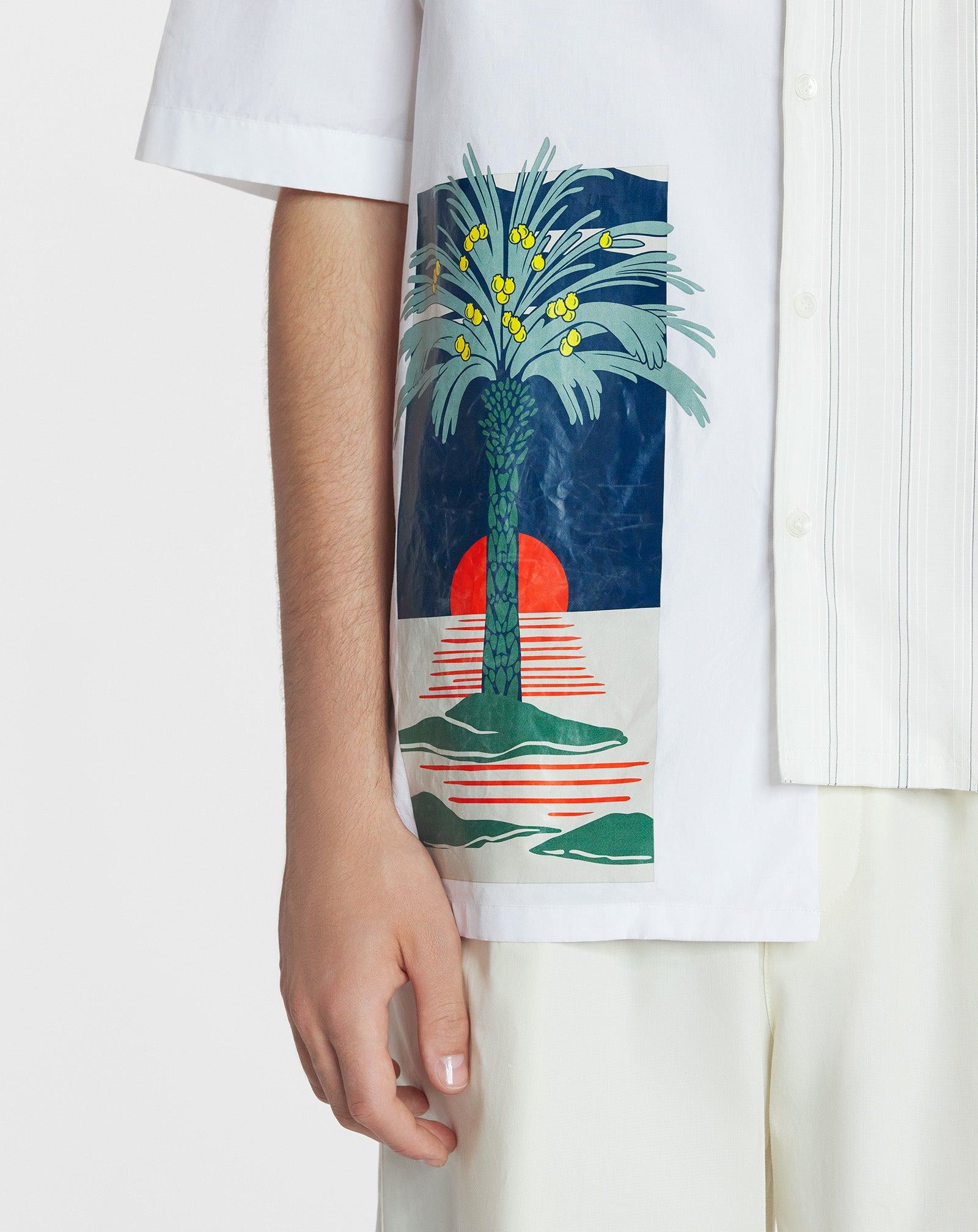 PRINTED ASYMMETRIC SHIRT - 5