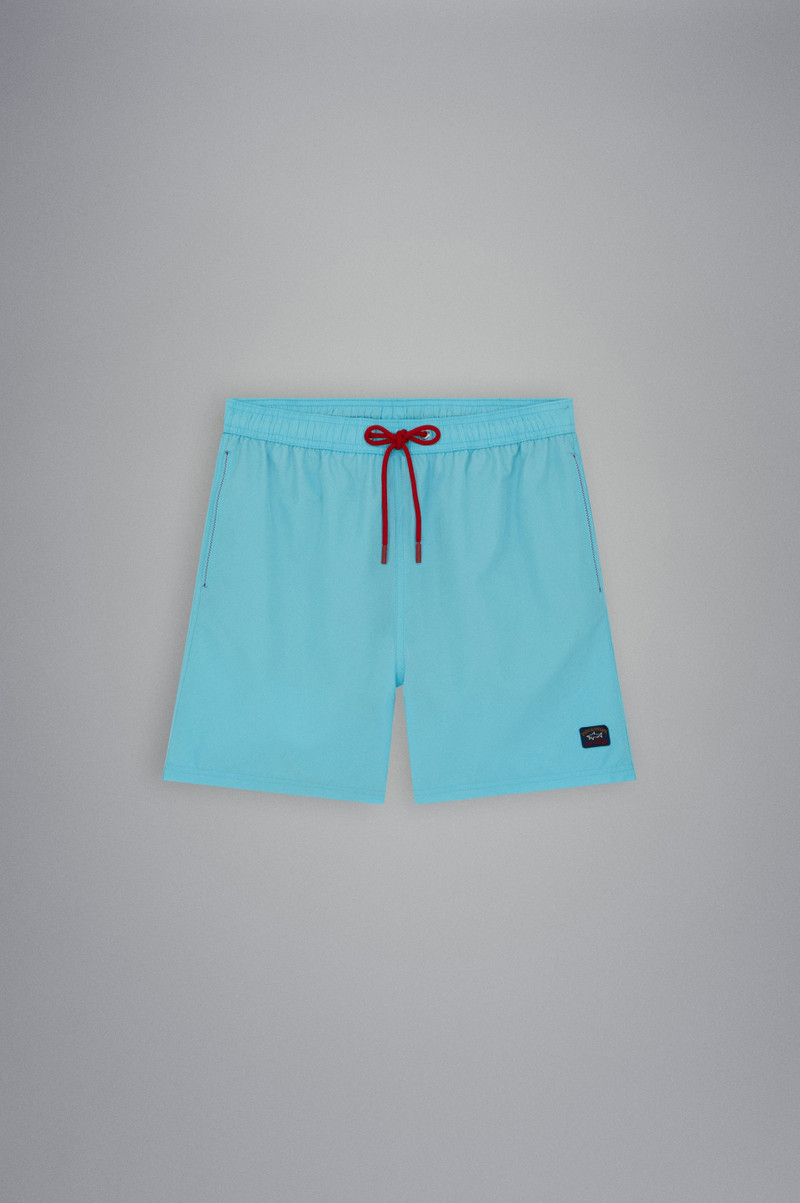 SWIM SHORTS WITH ICONIC BADGE 1