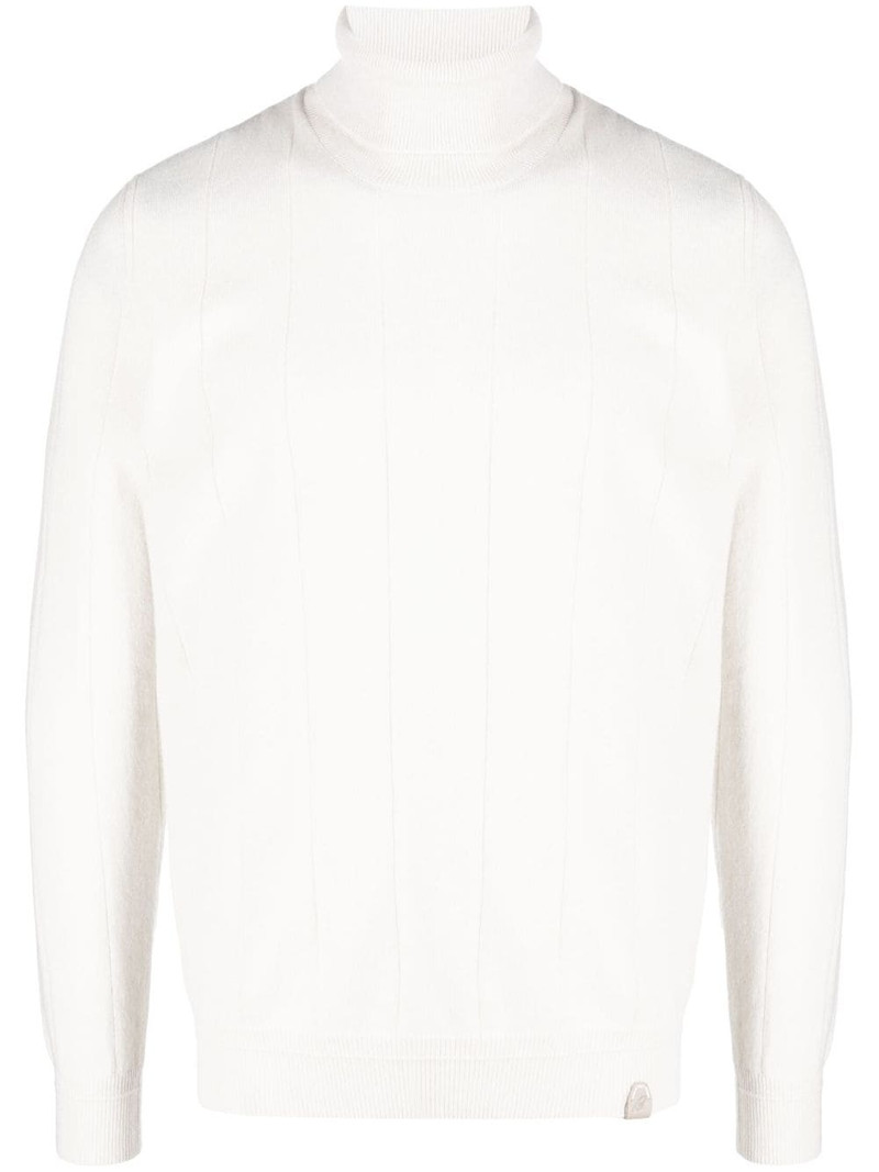 roll-neck cashmere jumper 1