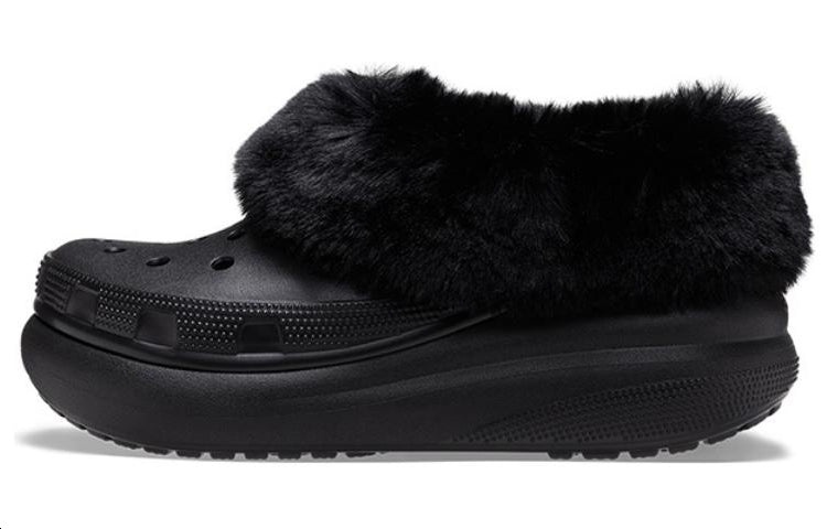 Crocs Furever Crush Shoe Clogs 'Black' 208446-001 - 2