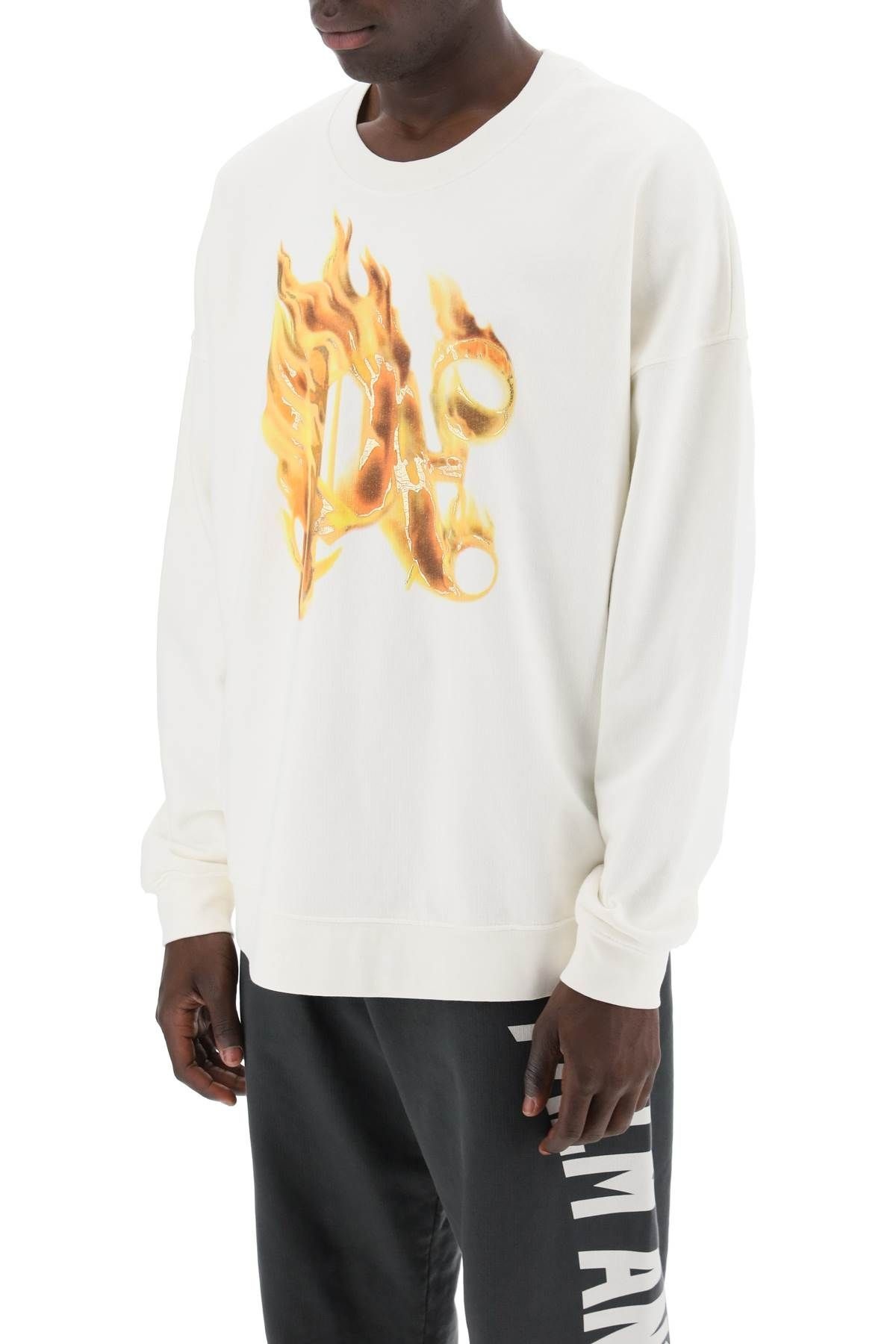 "BURNING MONOGRAM CREWNECK - 5