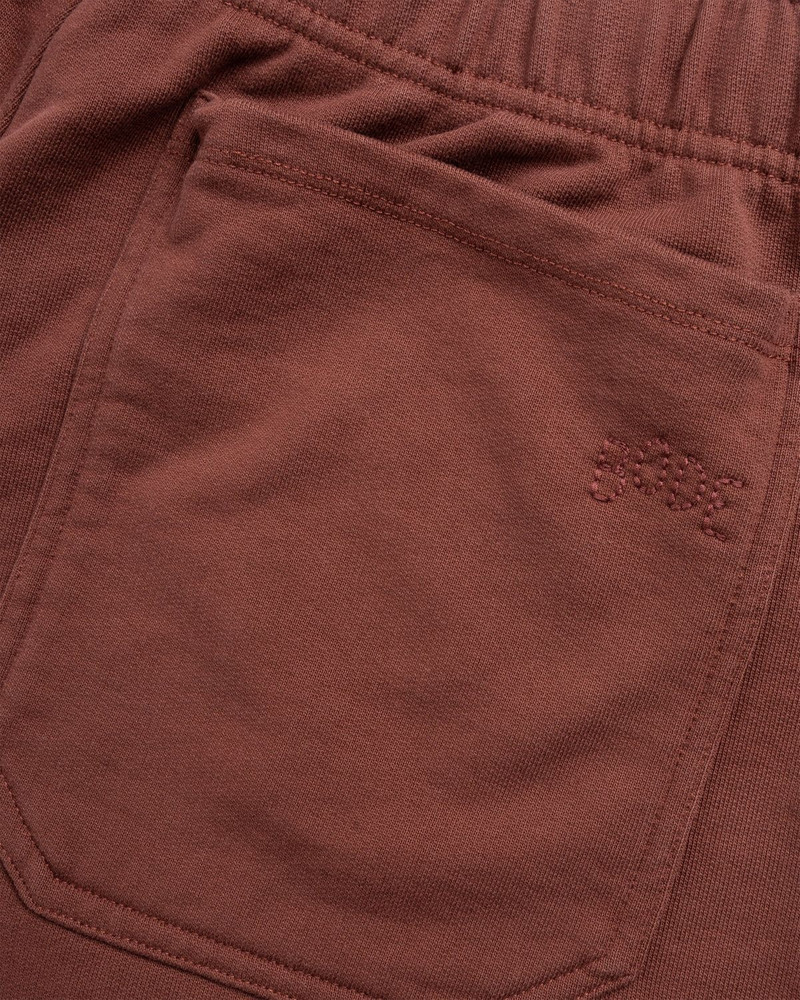 Bode – French Terry Sweat Shorts Brown 6
