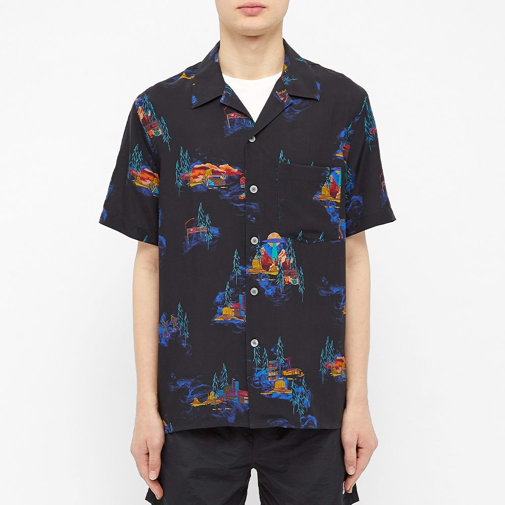 Paul Smith UFO Motel Print Vacation Shirt - 4