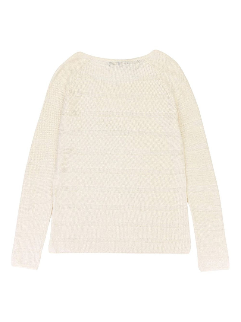 Loro Piana scoop-neck cashmere sweater outlook