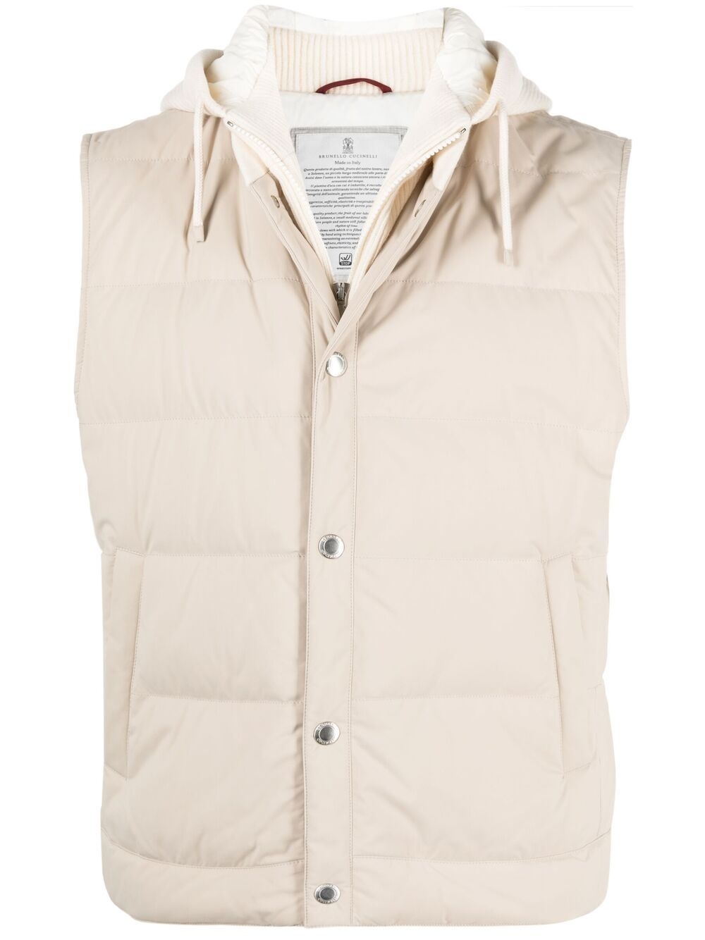 virgin wool padded gilet - 1