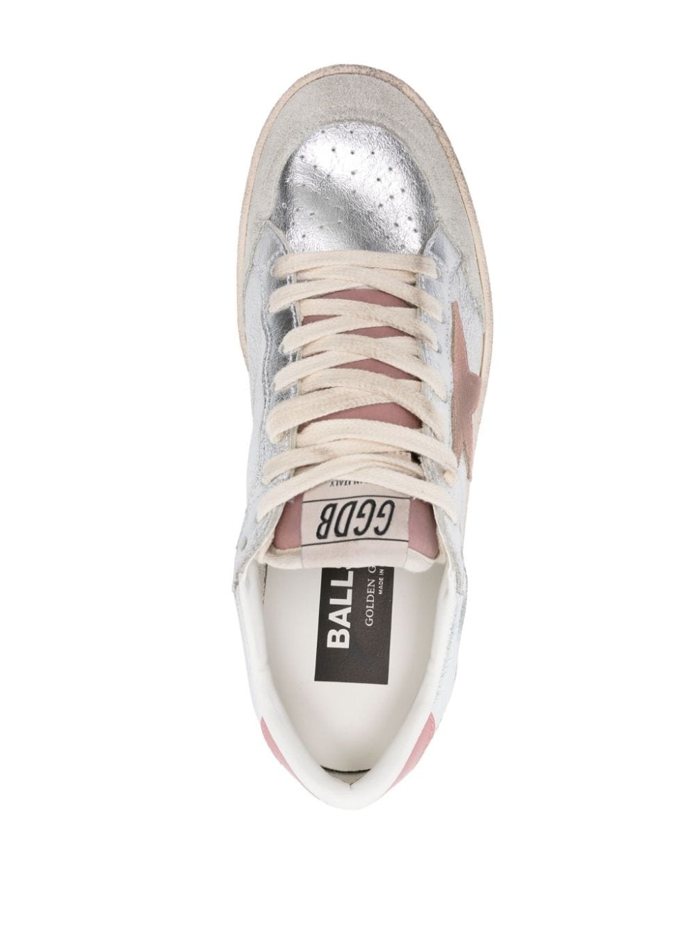 Ballstar metallic leather sneakers - 4