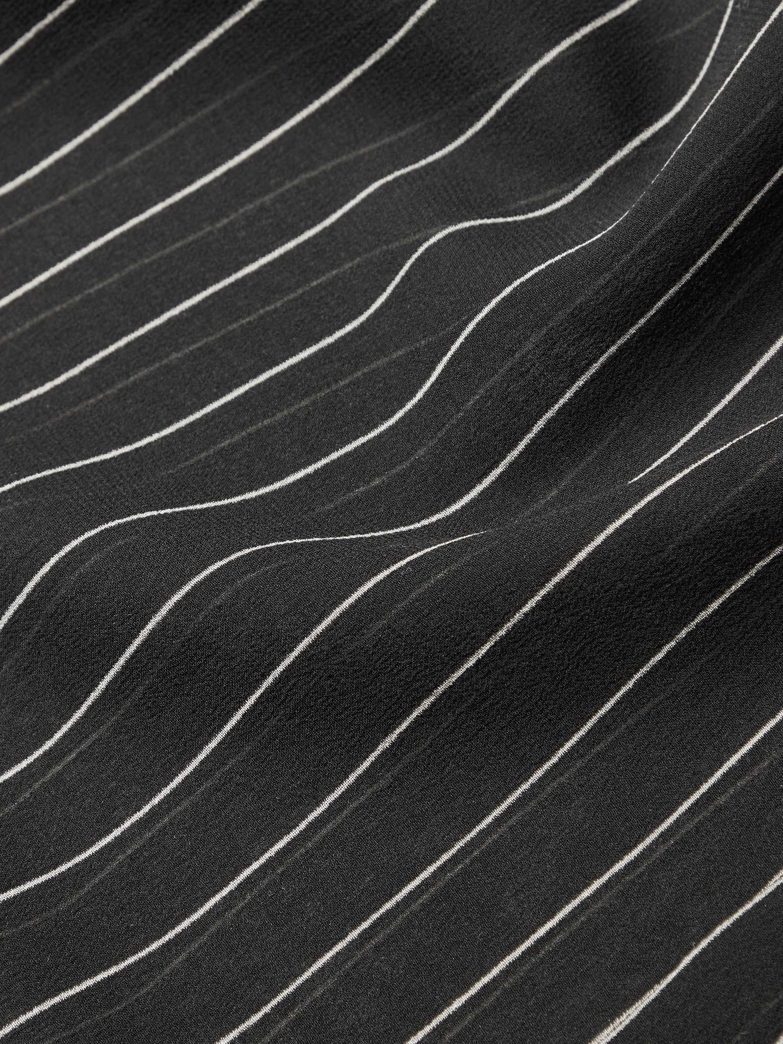 Pinstriped Silk-Georgette Shirt - 3