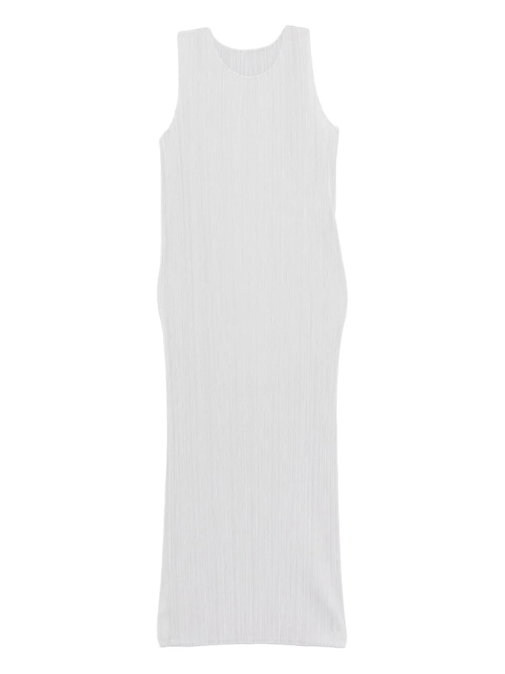 pleated sleeveless maxi dress - 1