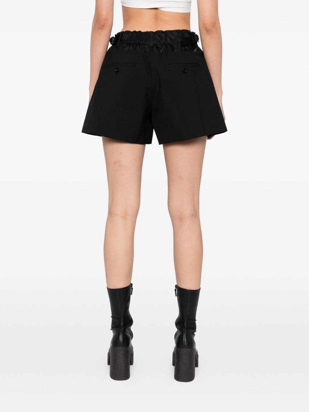 belted pocket shorts - 4