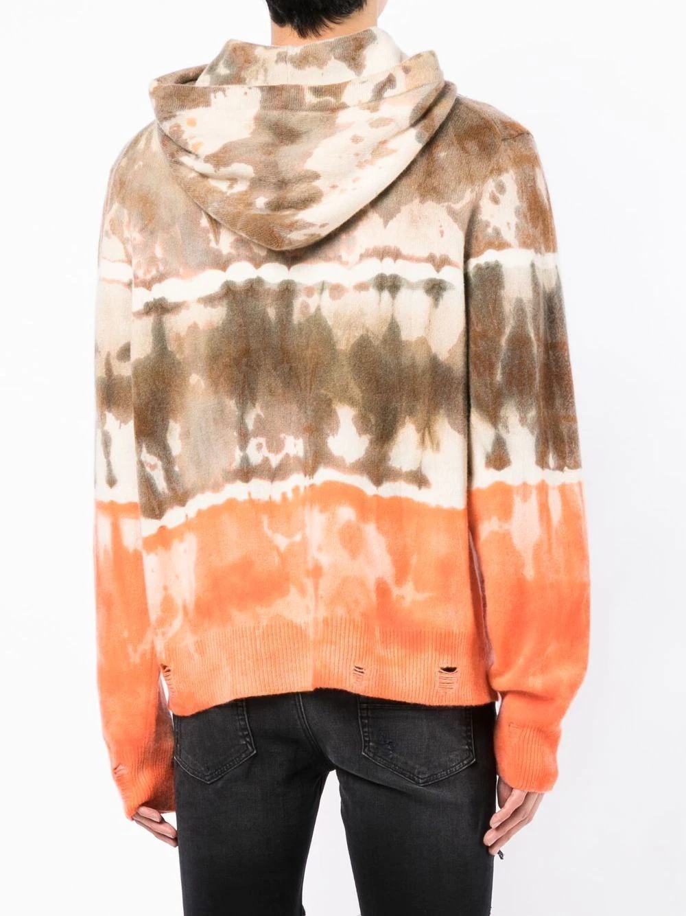 tie-dye wool hoodie - 4