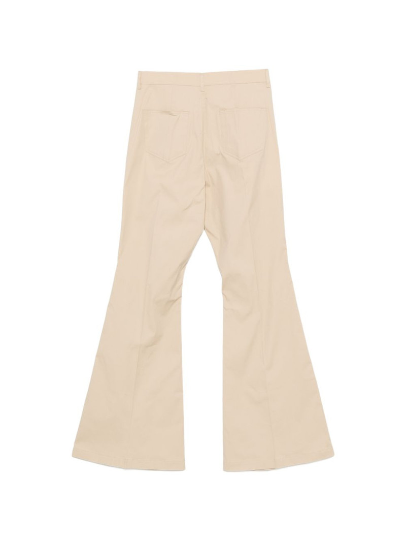 Rick Owens Bolan zip-up flared jeans outlook