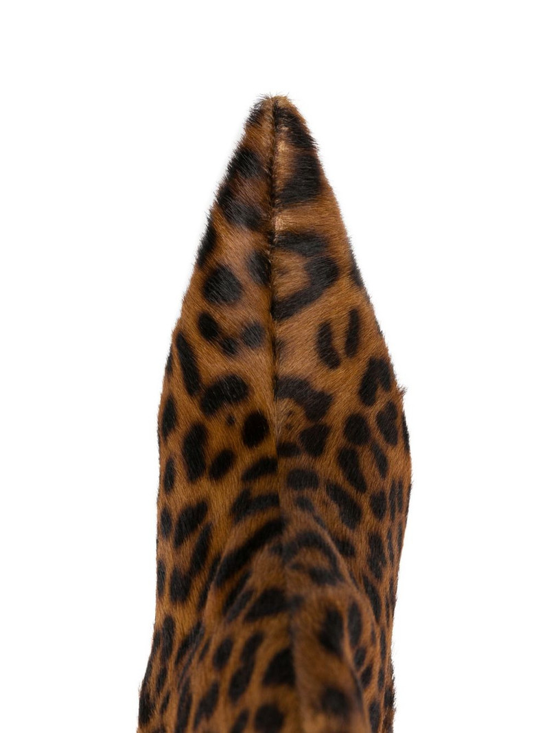 110mm leopard-print boots 4