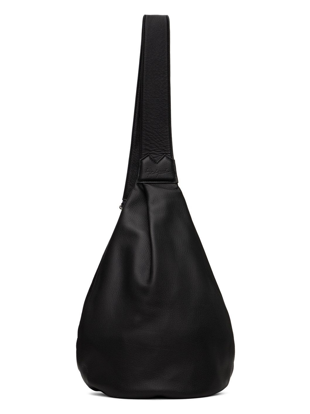 Yohji Yamamoto Black Y discord 'Y' Crossbody Bag | REVERSIBLE