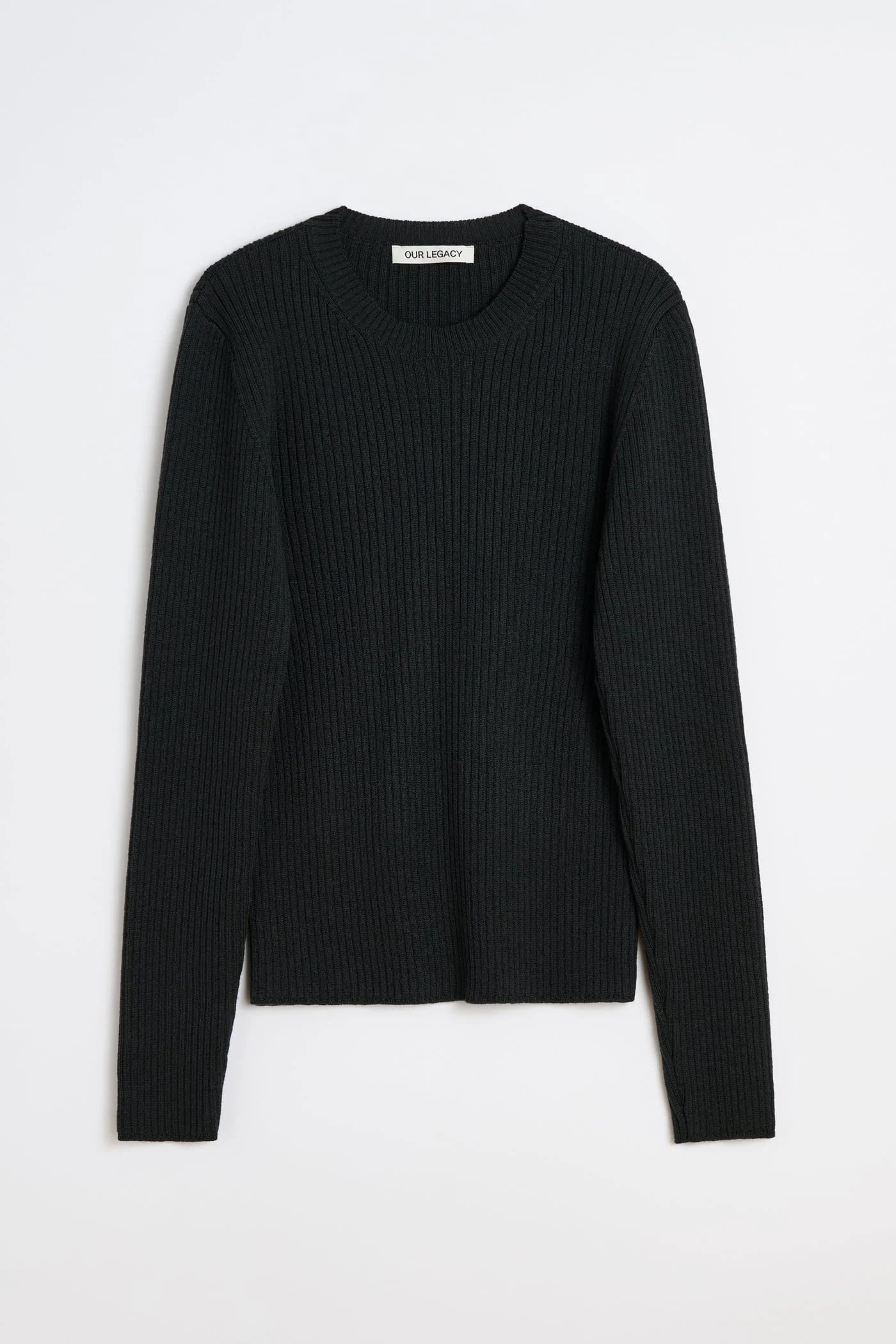 Compact Roundneck Black Rustic Merino - 1