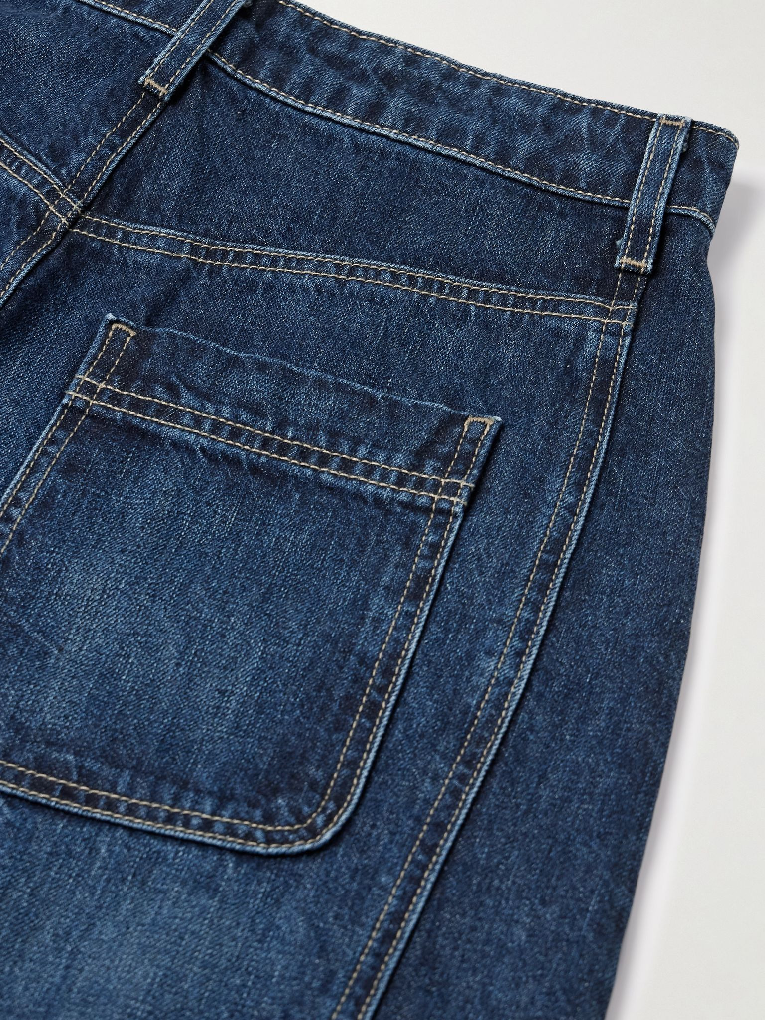 High-rise tapered jeans Dark denim - 5
