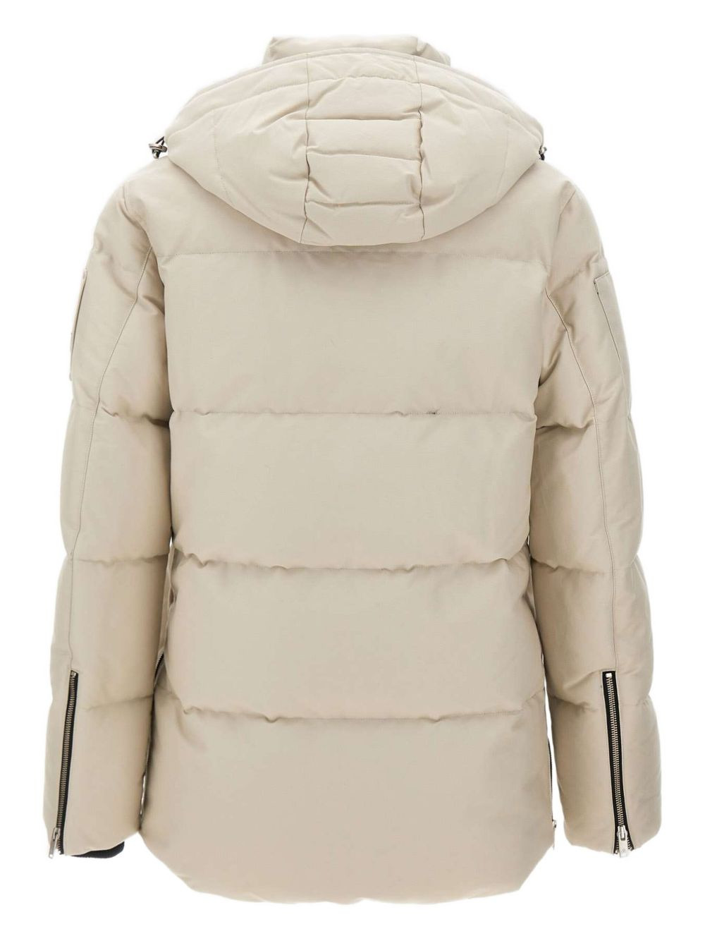 removable-hood quilted coat - 3