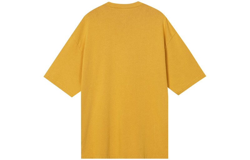 Jordan Men's Air Jordan FW22 Logo Label Loose Round Neck Short Sleeve Yellow T-Shirt DZ0605-712 outlook