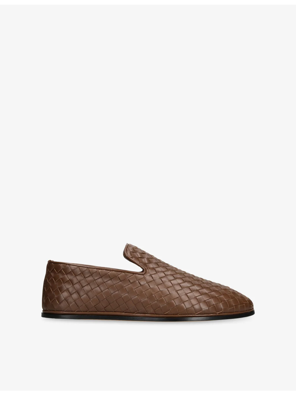 Sunday Intrecciato Leather Slippers - 1