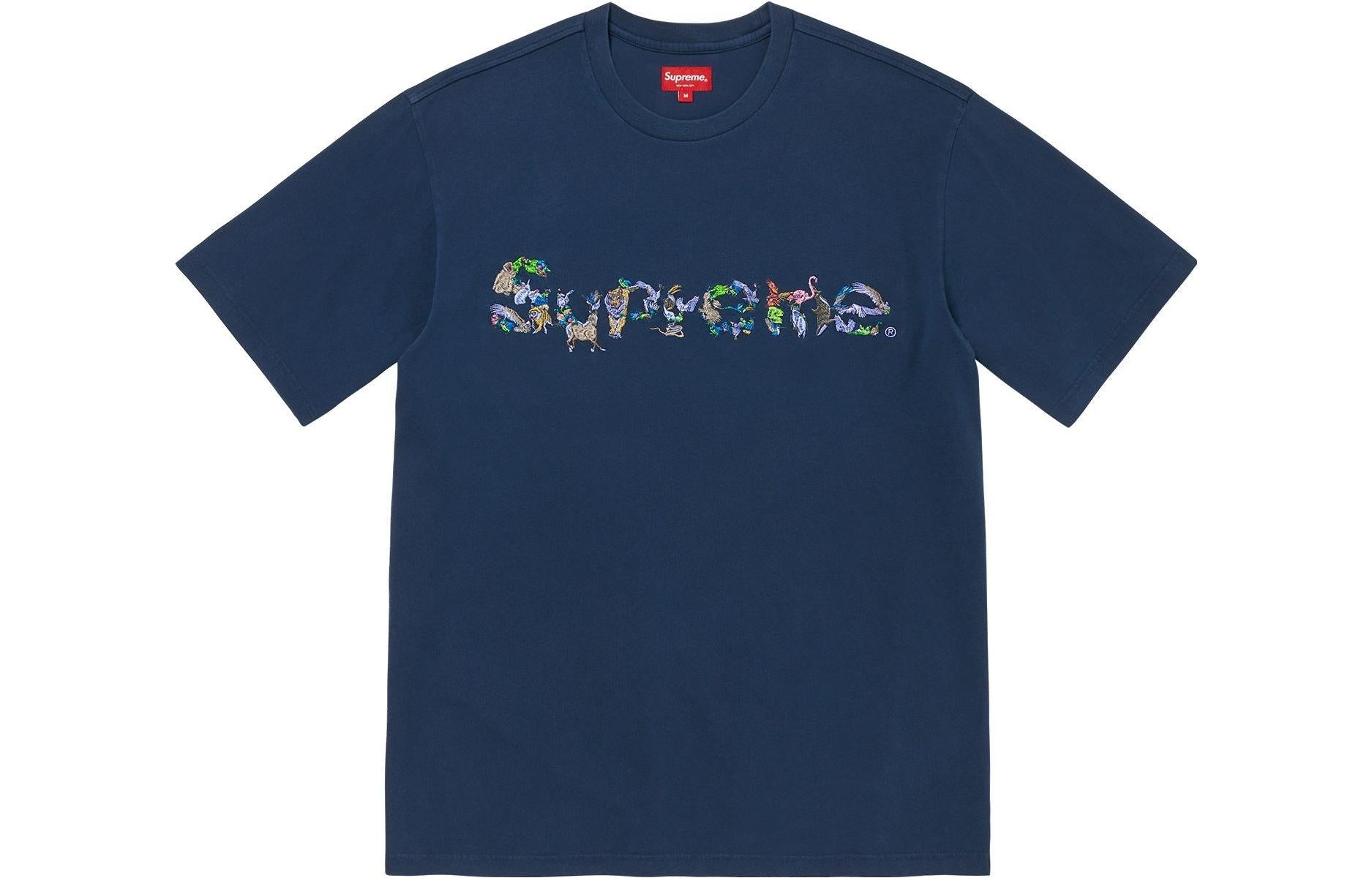 Supreme SS23 Week12 Animal Kingdom T-shirt 'Navy' SUP-SS23-212 - 2