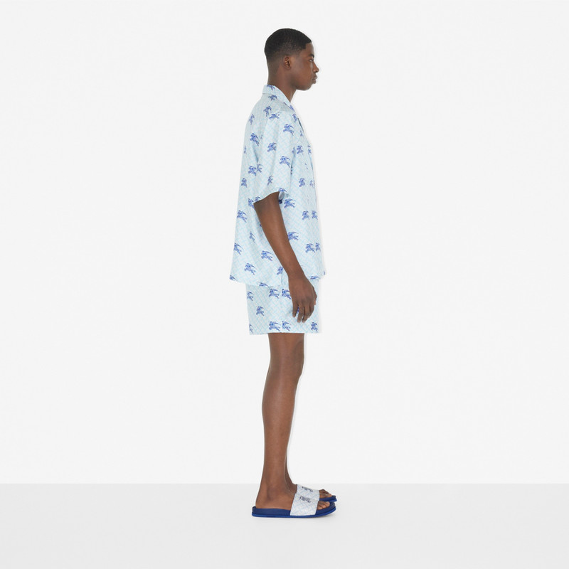 EKD Monogram Silk Shorts 3