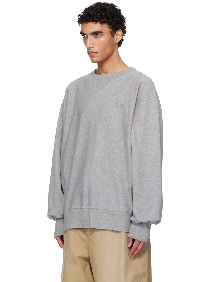 HED MAYNER Gray Embroidered Sweatshirt outlook