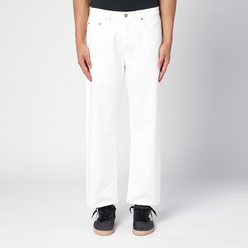 Golden Goose White Straight-Leg Skate Jeans Men - 1