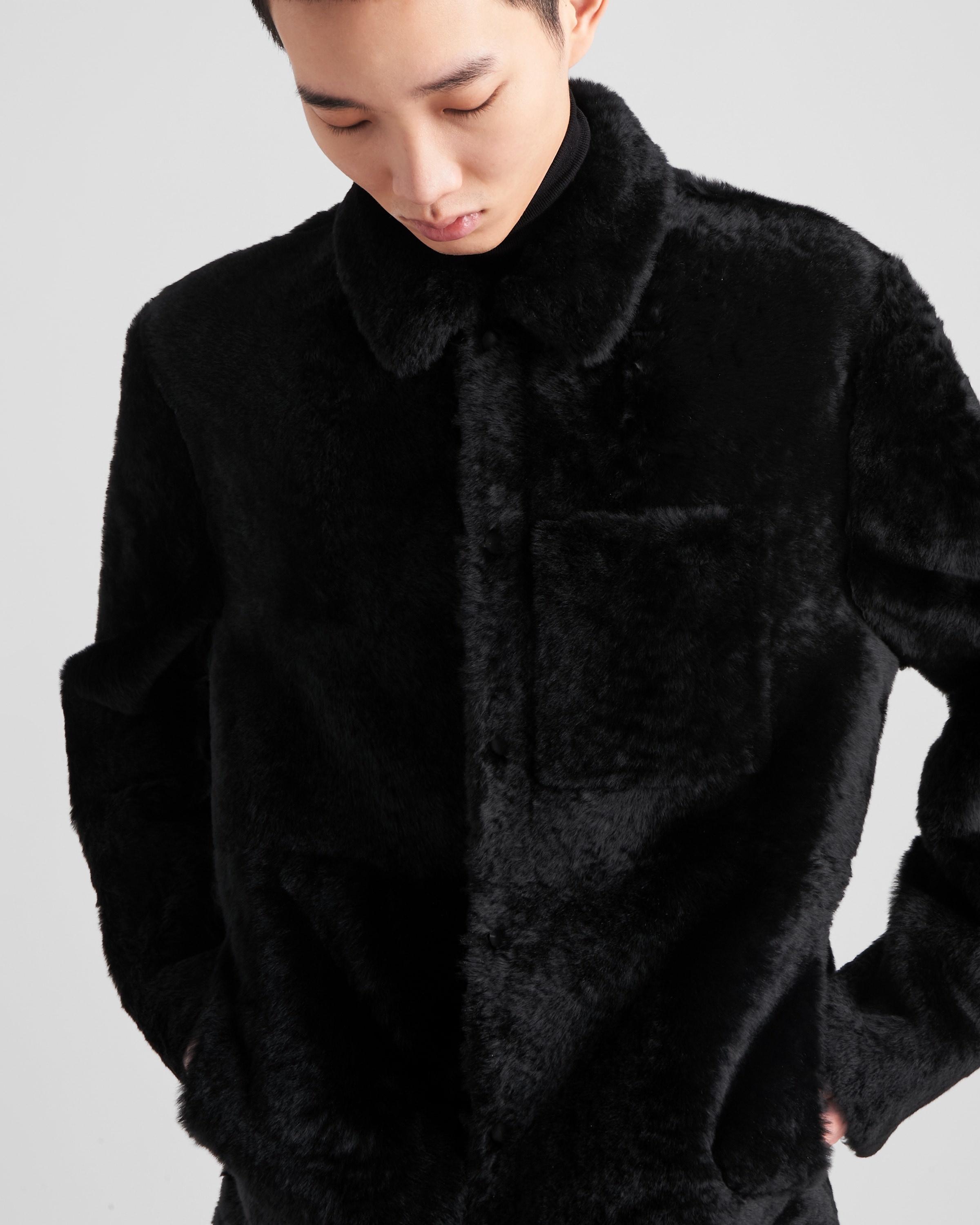 Shearling blouson jacket - 6