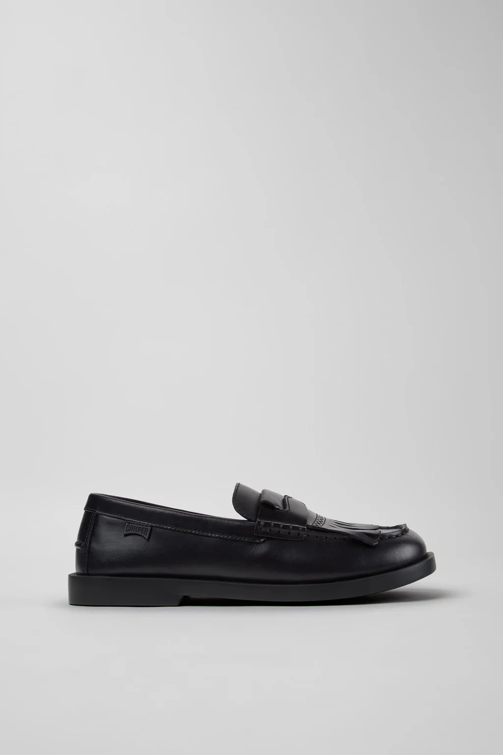 Twins Black Leather Shoes for Men. - 1