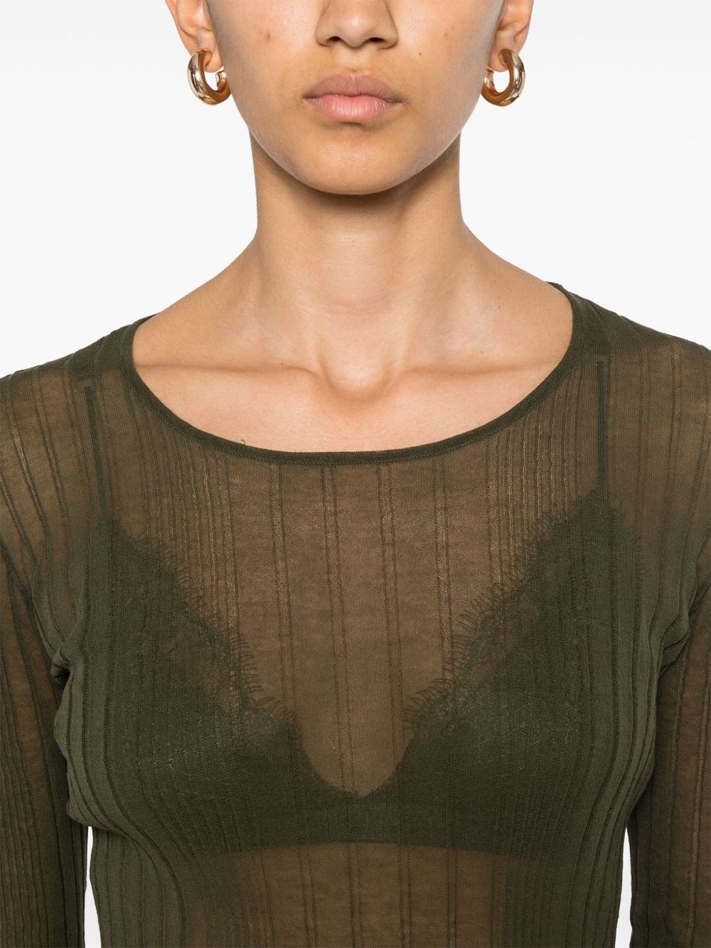 semi-sheer top - 5