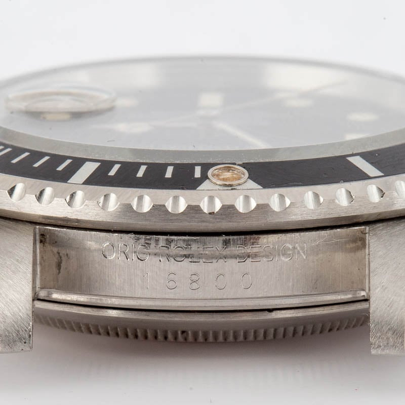 Vintage Rolex Submariner 16800 Black Dial - 6