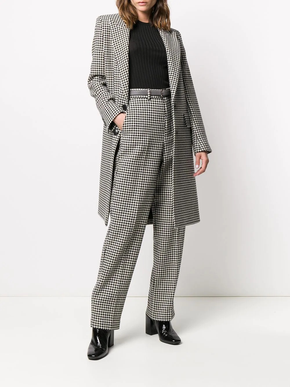 houndstooth tailored trousers - 2