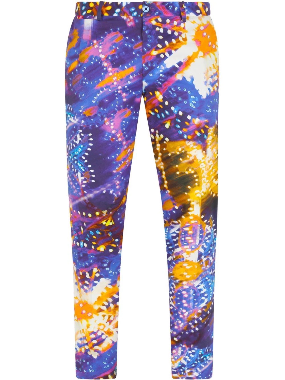 luminaire-print tailored trousers - 1