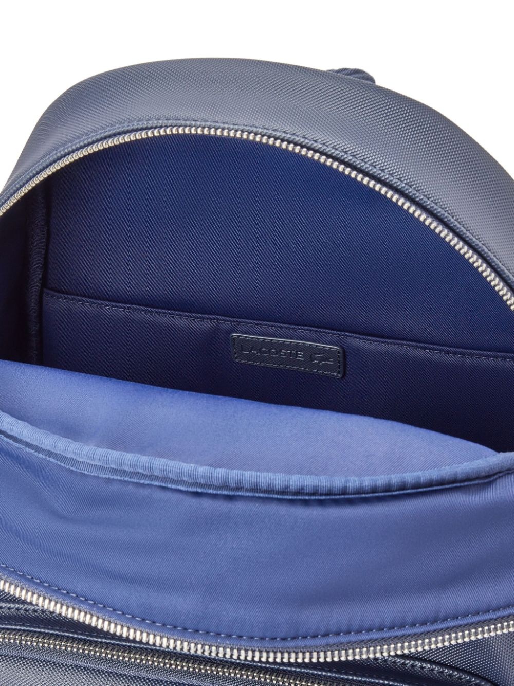 logo-appliquÃ© faux-leather backpack - 4