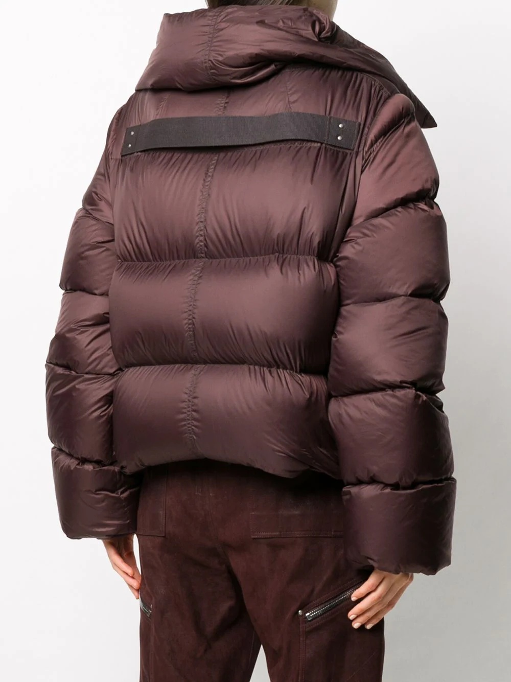 padded oversized down jacket - 4