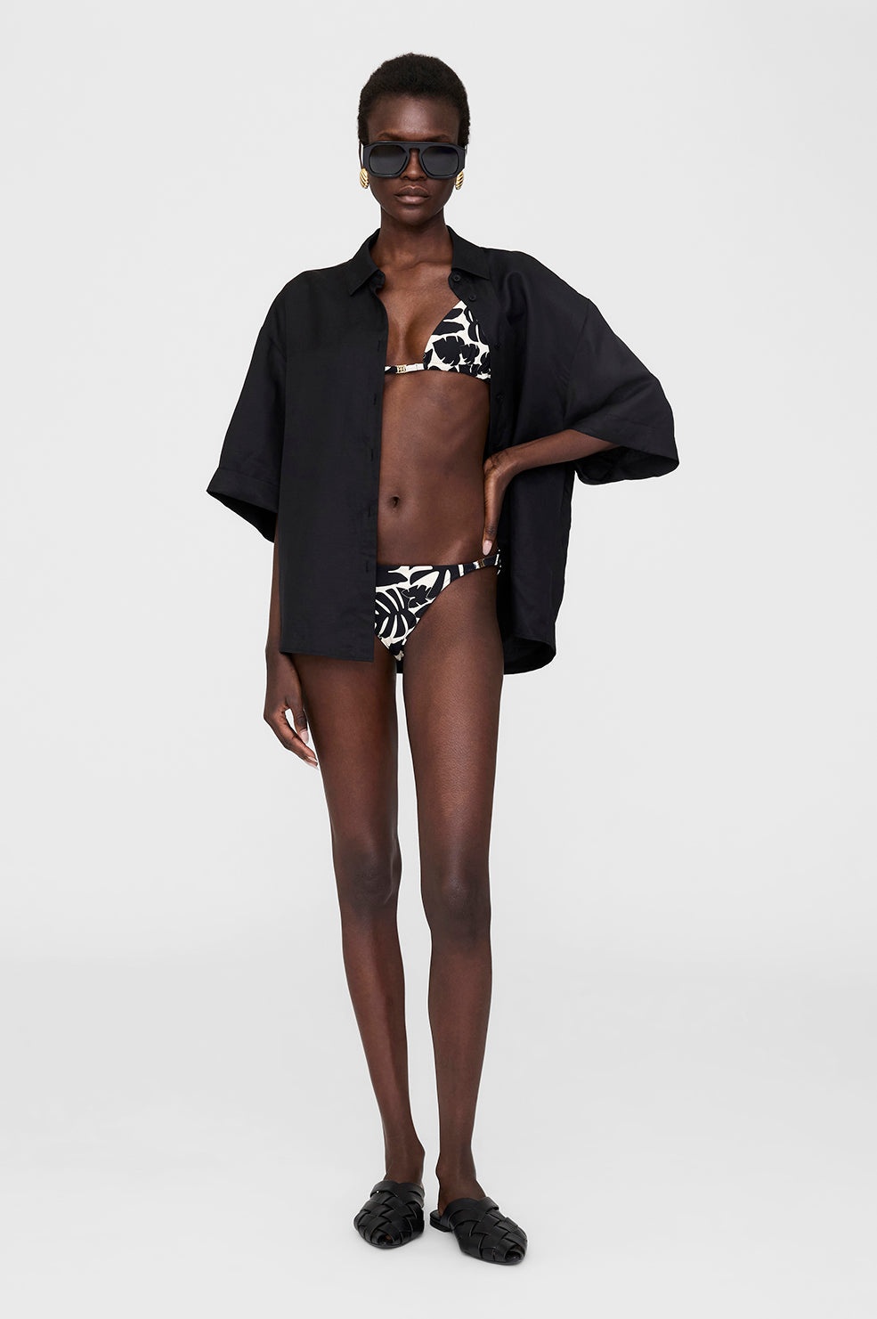 Bellamy Bikini Bottom - Black Bird Of Paradise - 2