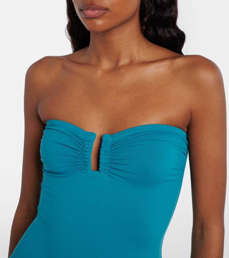 Cassiopee strapless swimsuit 4
