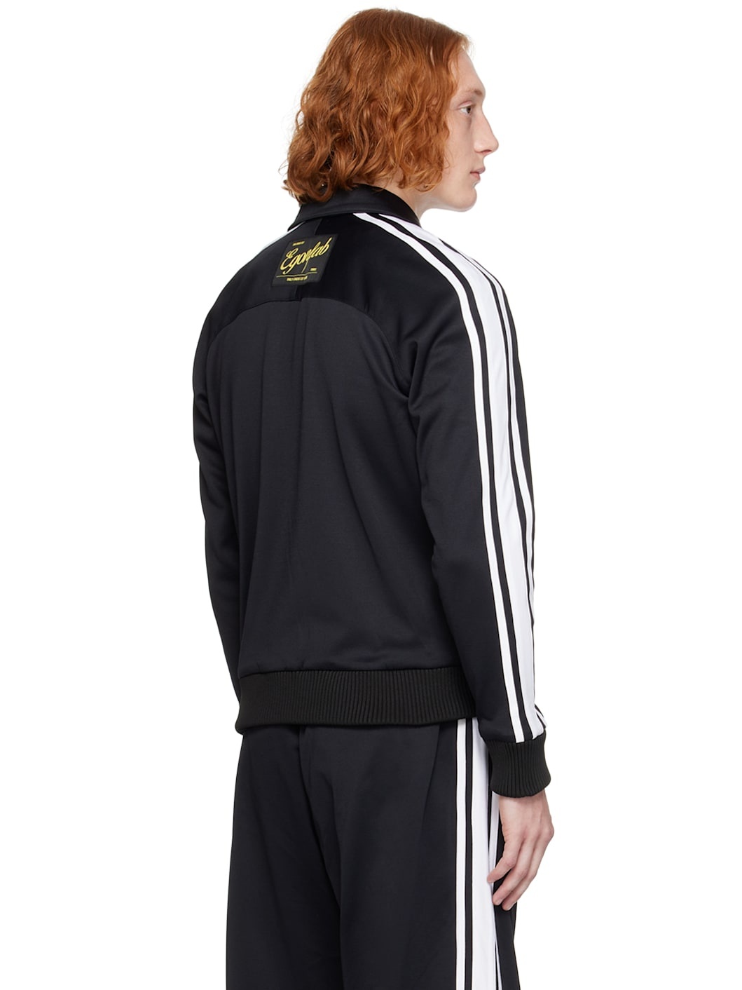 Black Striped Track Jacket - 3