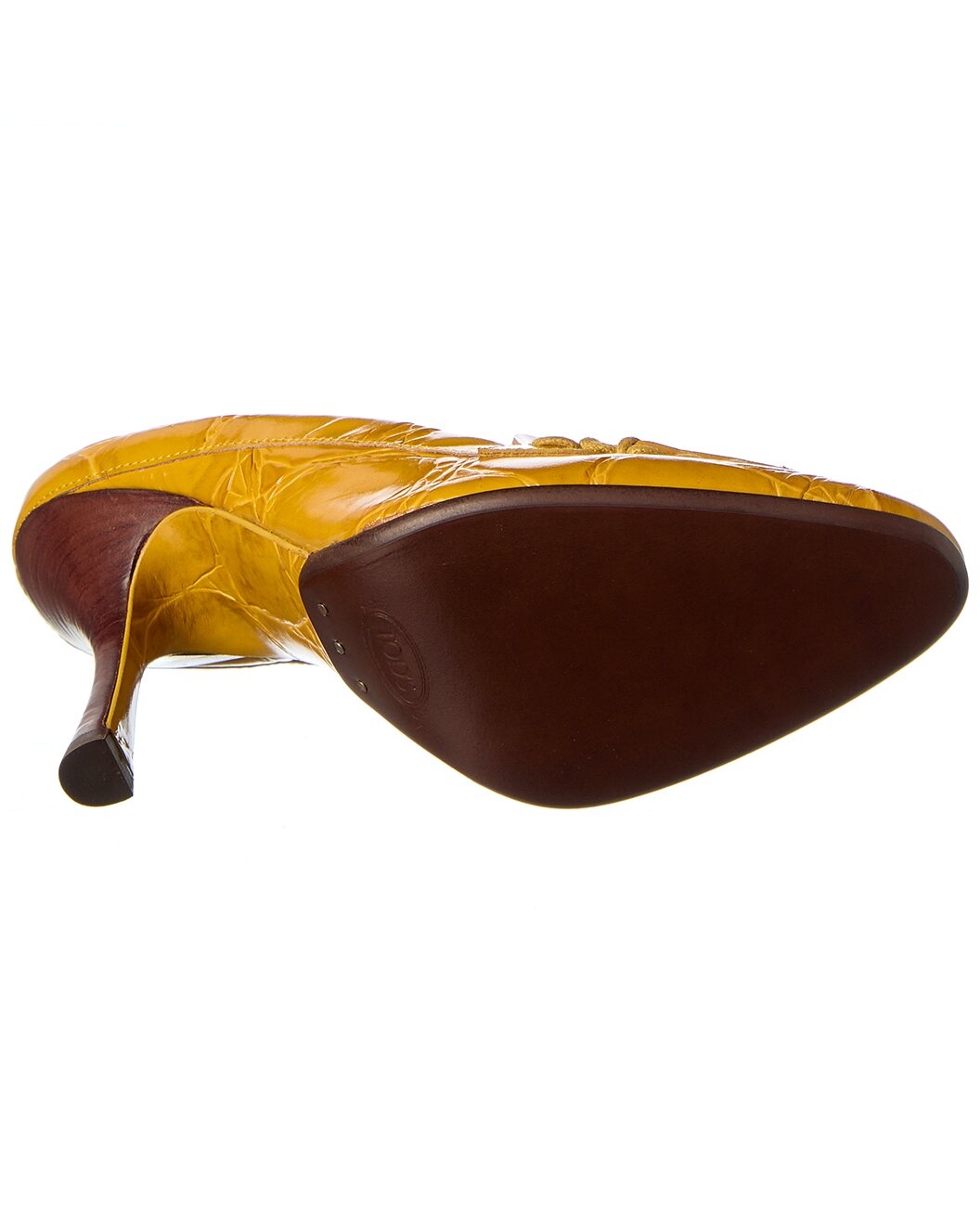 TOD’s Croc-Embossed Leather Mule - 4