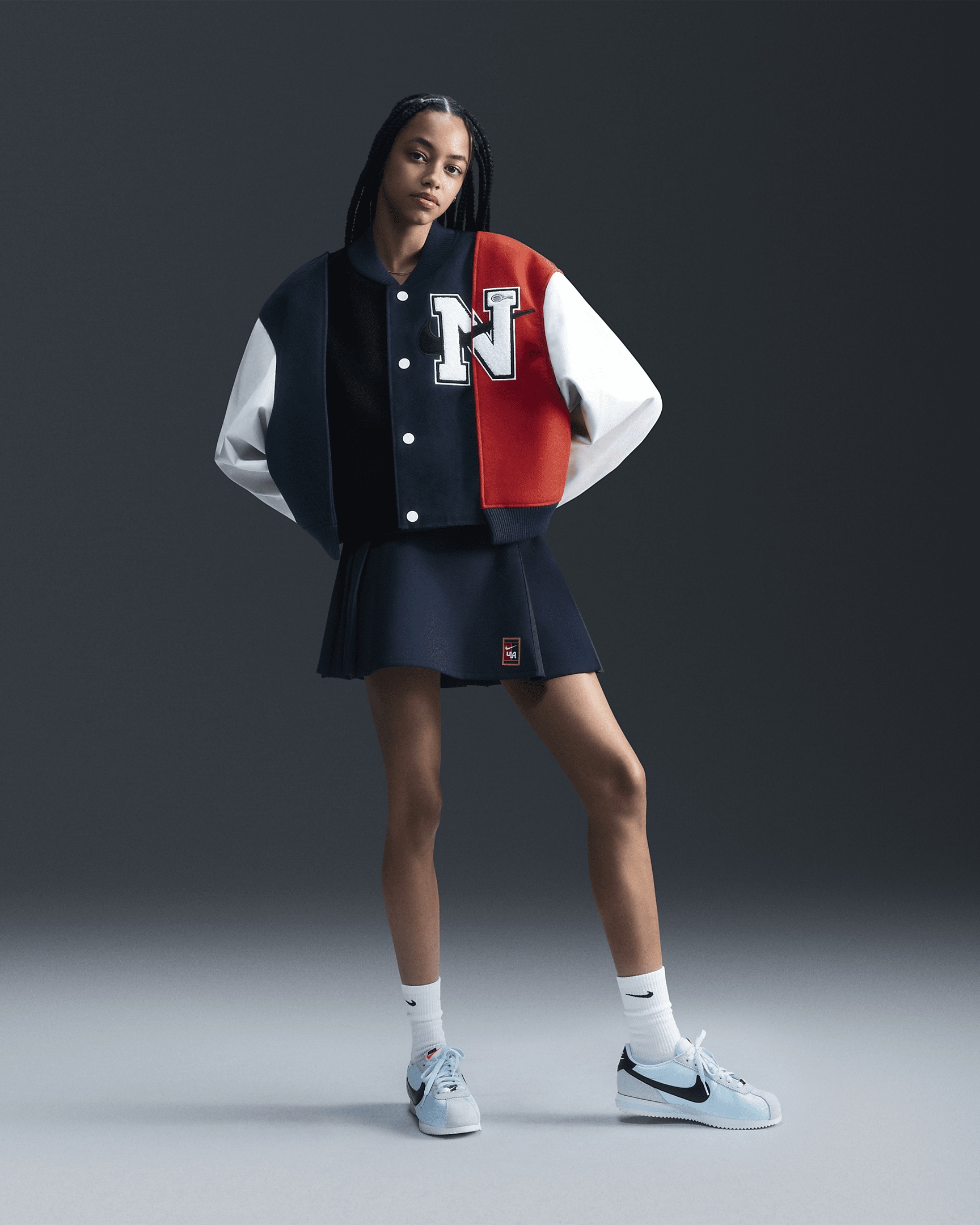 Nike Women by YOON Women's Oversized Varsity Jacket - 4