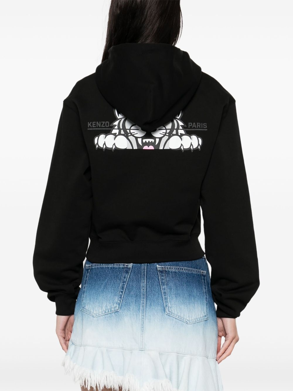 logo-print hoodie - 4