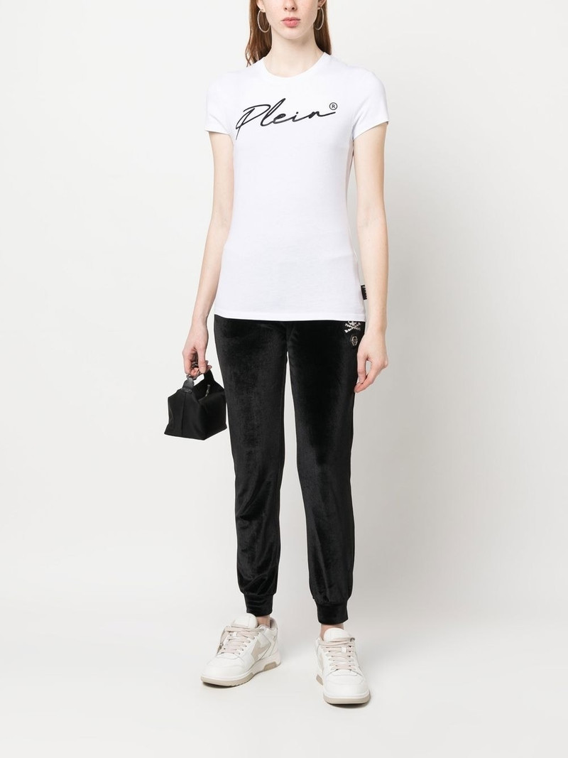 PHILIPP PLEIN logo-print short-sleeved T-shirt outlook