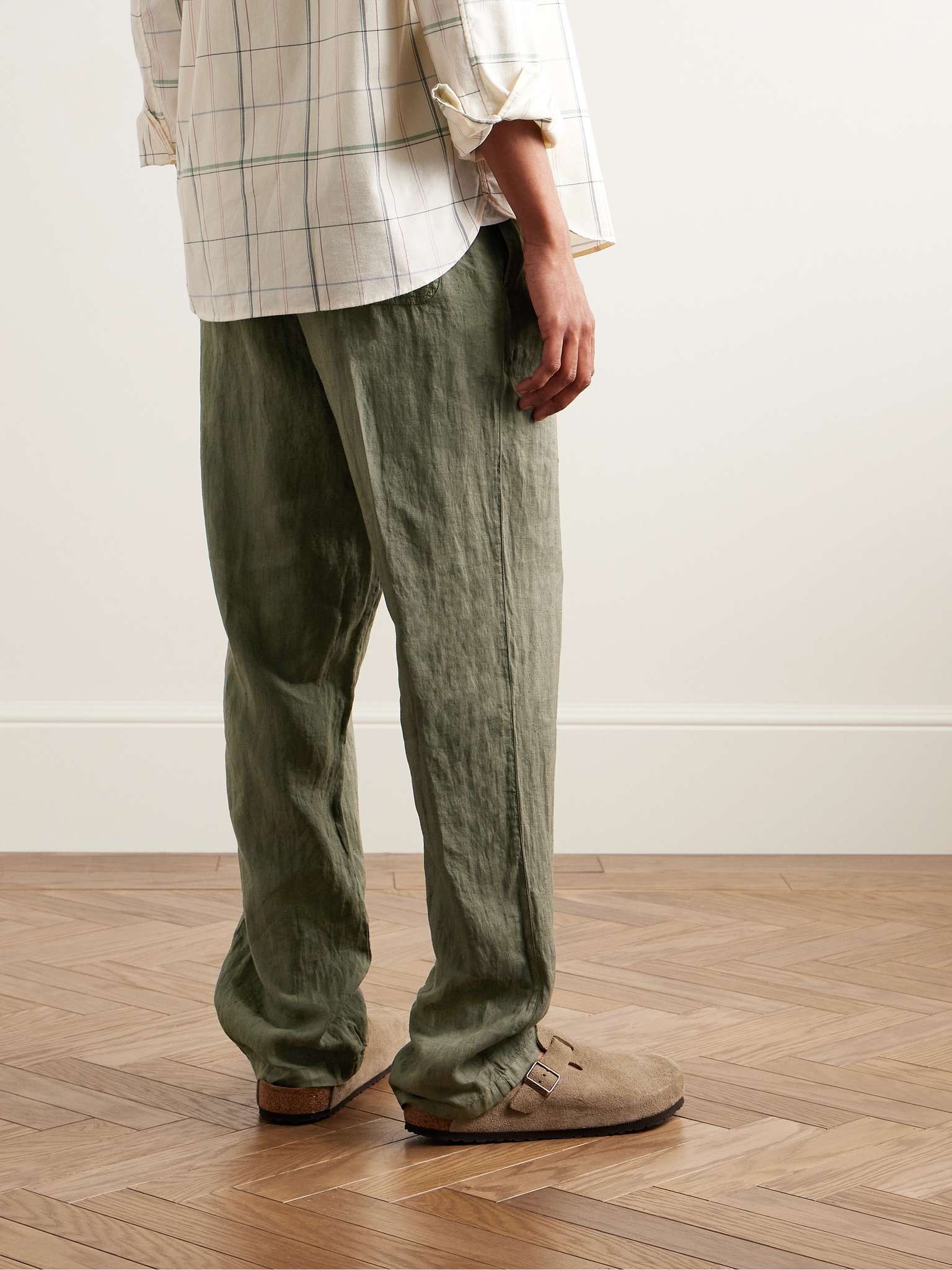 Ventura Straight-Leg Linen Trousers - 4