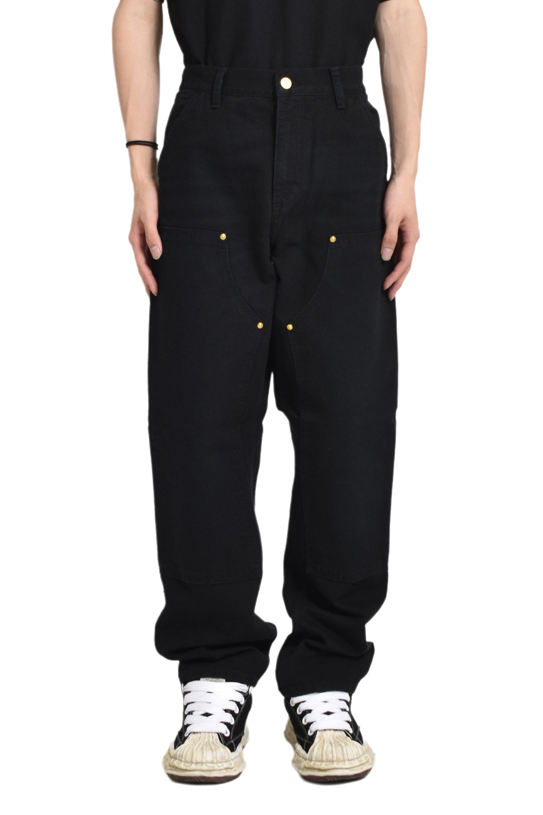 Carhartt DOUBLE KNEE PANT -AGD CANVAS- / BLK | nubiantokyo | REVERSIBLE