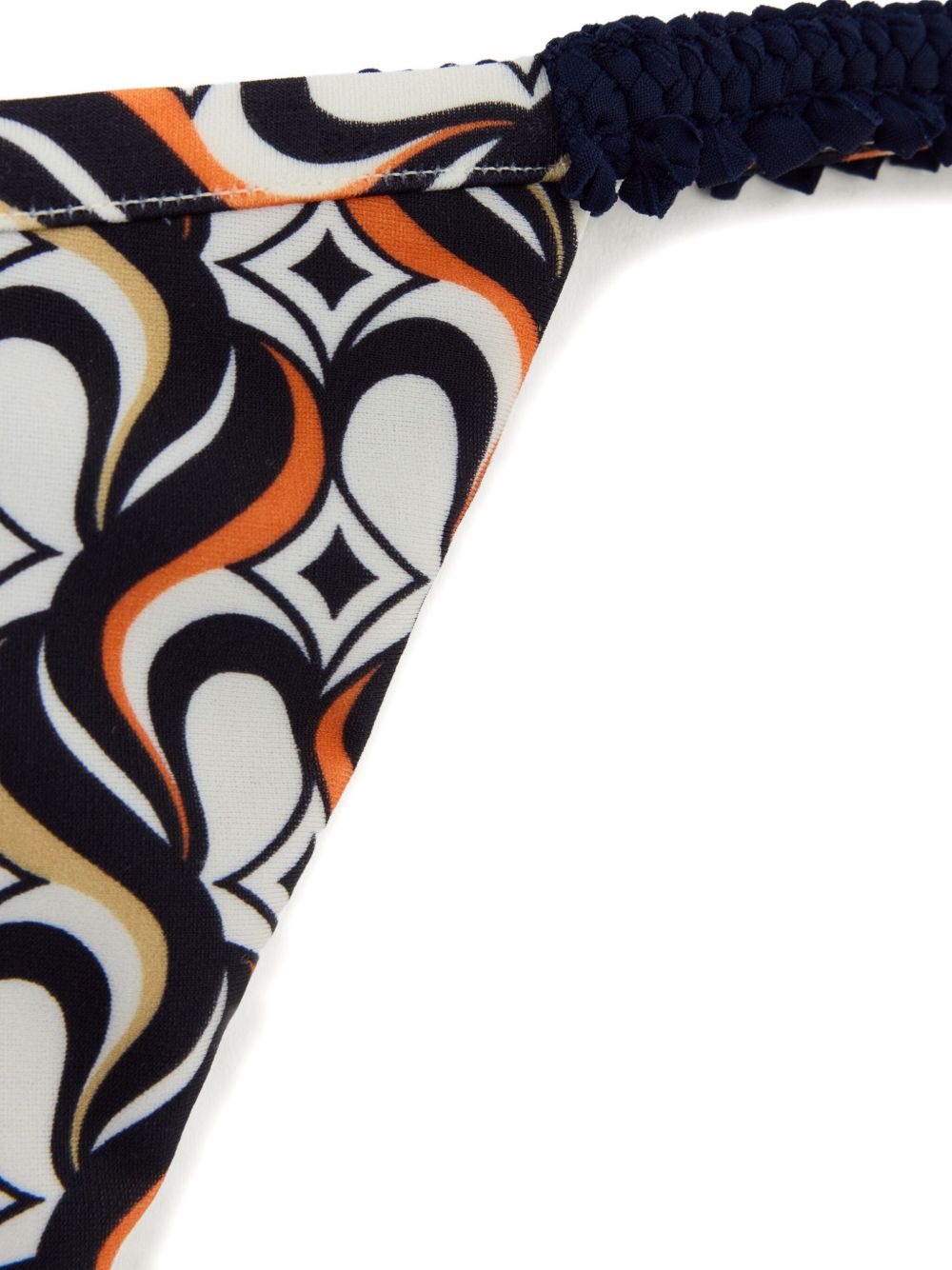 Fonda geometric-print string bikini bottom - 5