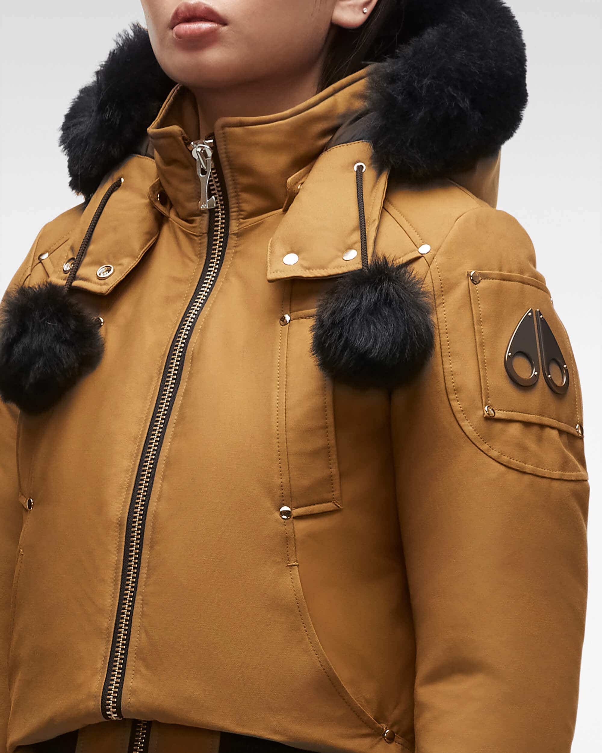 ORGINAL DEBBIE SHEARLING BOMBER JACKET - 4